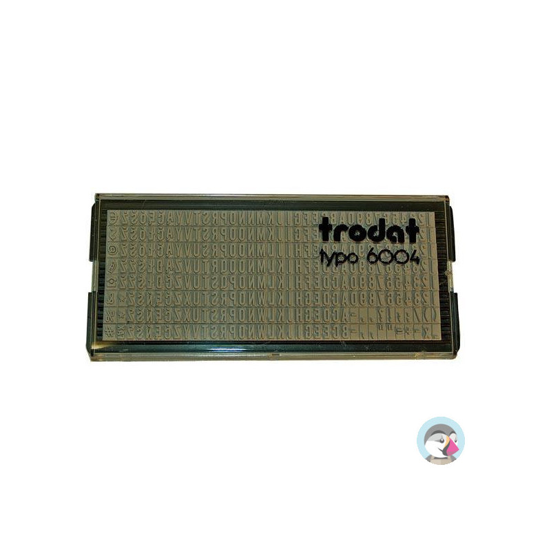 Zestaw czcionek 3mm 6003 POL TRODAT do drukarenek 4911/4912