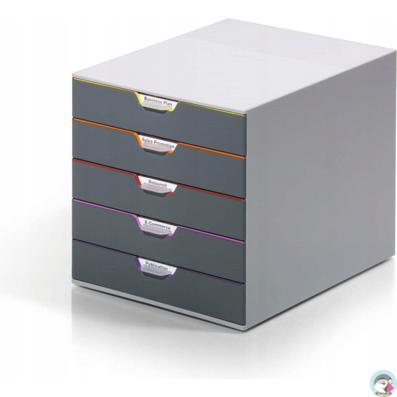 Pojemnik VARICOLOR z 5 szufladkami 760527 DURABLE