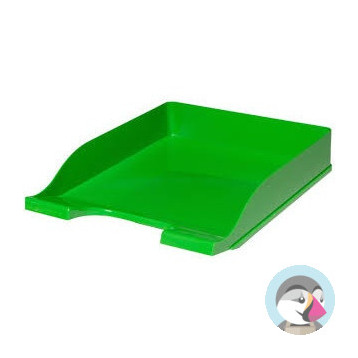 Półka kuweta na dokumenty COLORS zielona 400050168 BANTEX