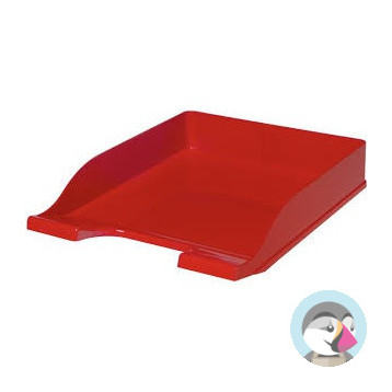 Półka kuweta na dokumenty COLORS czerwona 400050169 BANTEX