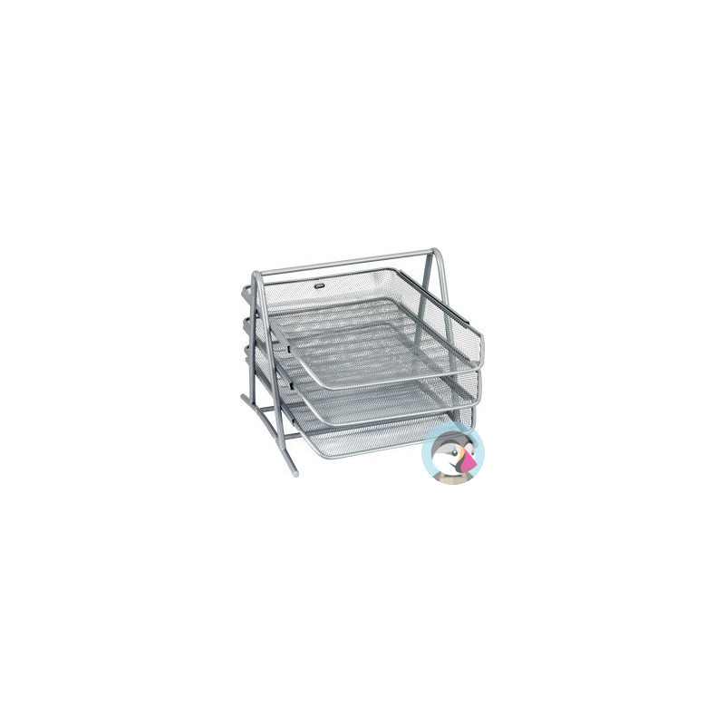 Stojak na dokumenty srebrny metalowy GR-069S 120-1118 GRAND