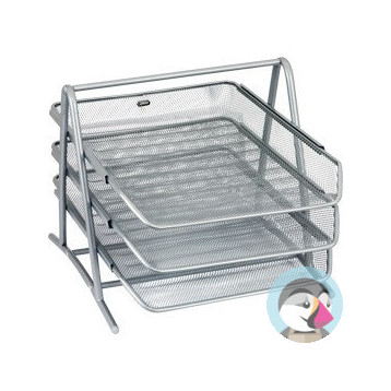 Stojak na dokumenty srebrny metalowy GR-069S 120-1118 GRAND