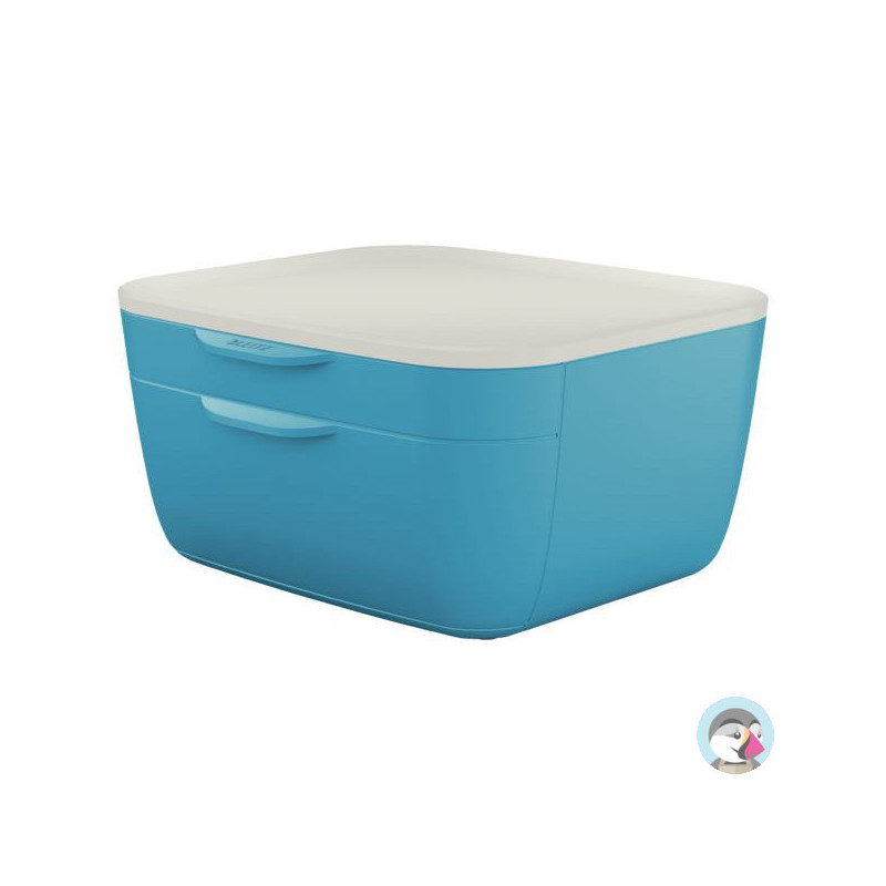 Pojemnik z szufladami Cosy, niebieski 53570061