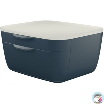 Pojemnik z szufladami Cosy, szary 53570089