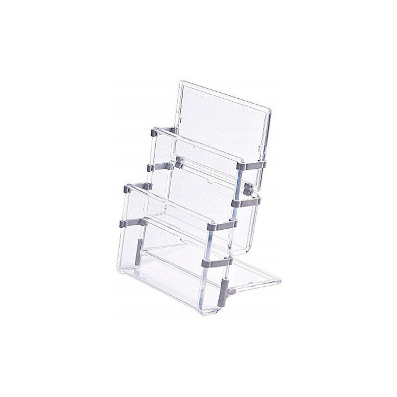 Stojak na ulotki A4 dwie kieszenie 0403-0019-00 PANTA PLAST