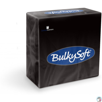 Serwetki BULKYSOFT 33x33mm 2warstwy (100szt) czarne  32400