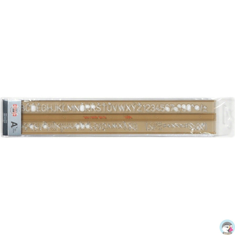 Szablon CYFROWO-LITEROWY 10mm 748010 KOH-I-NOOR
