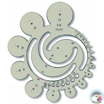 Szablon kołowy zewnętrzny Z-32 749002 KOH-I-NOOR