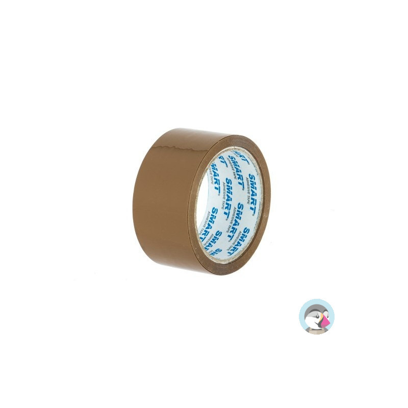 Taśma pakowa kauczuk 48x66y brązowa TAN 100.571 SOLVENT SMART/HAVANA 571/SM01