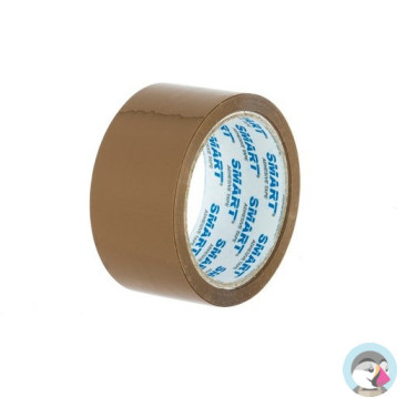 Taśma pakowa kauczuk 48x66y brązowa TAN 100.571 SOLVENT SMART/HAVANA 571/SM01