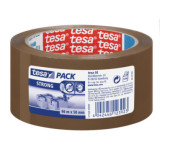 Taśma pakowa 66mx50mm STRONG brązowa cicha 57168-0 0000-05 TESA