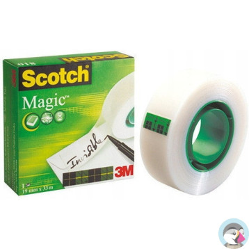 Taśma biurowa SCOTCH MAGIC 810 matowa 12x33m w pudełku 3M-70005258721