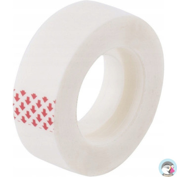Taśma INVISIBLE matowa 50mic 19mm x 33m słupek 8 sztuk 009270 D.RECT