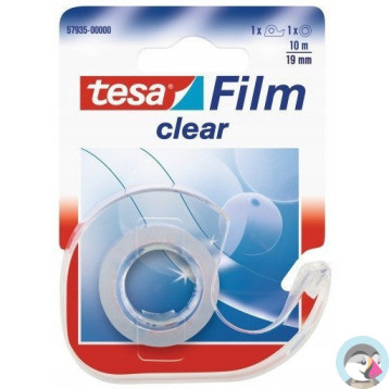 Taśma biurowa TESAfilm Clear 10m X19mm +Dyspenser 57935-00000-01 TS