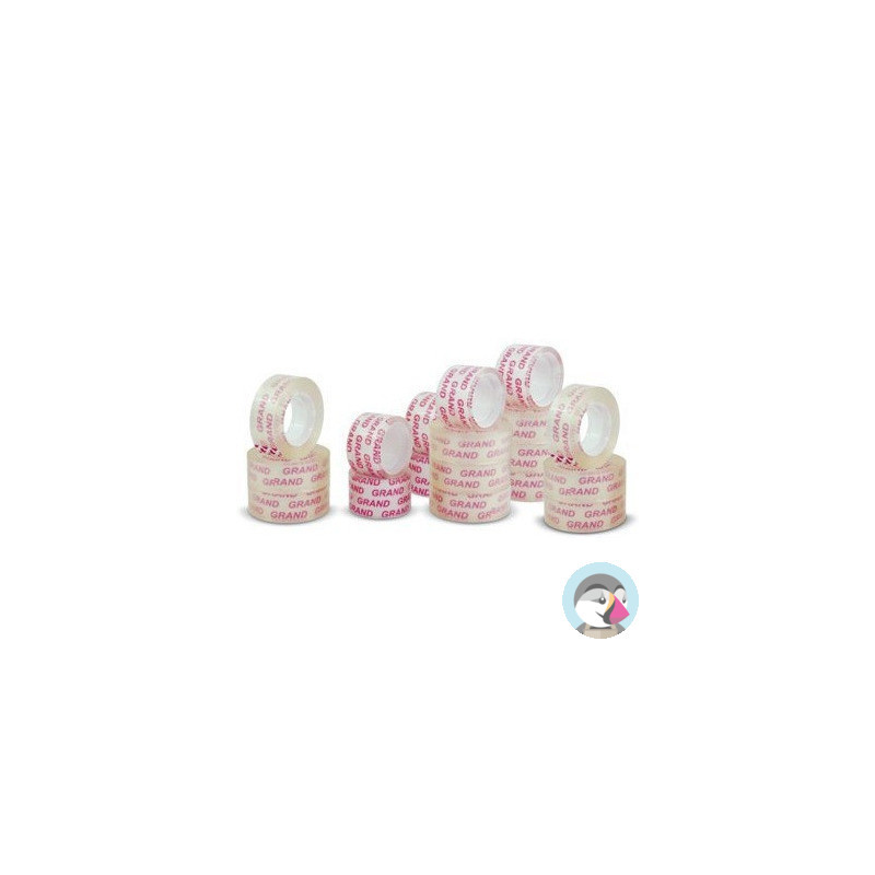 Taśma przezroczysta 24mm x 10mm (6szt.) GRAND 130-1937