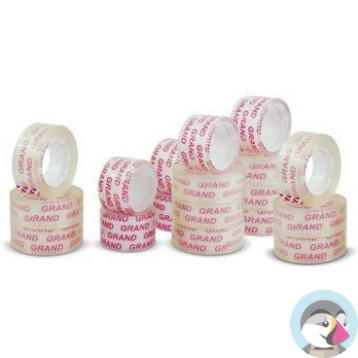 Taśma przezroczysta 24mm x 10mm (6szt.) GRAND 130-1937