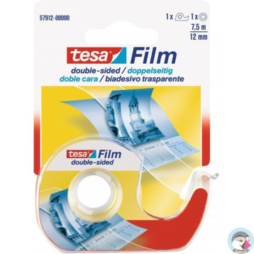 Taśma biurowa TESAfilm Dwustronna 7.5m x12mm 57912-00000-01