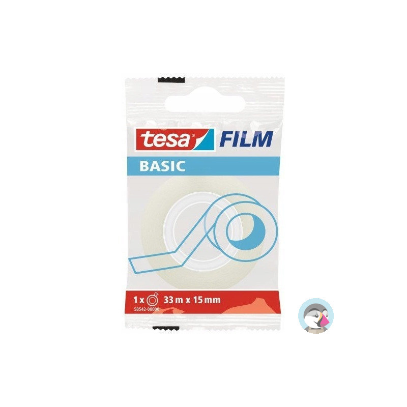 Taśma biurowa TESA BASIC 15x33m 58542-0000-00