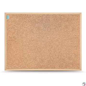 Tablica korkowa 90x60cm rama drewniana MEMOBE SMART MSTC090060