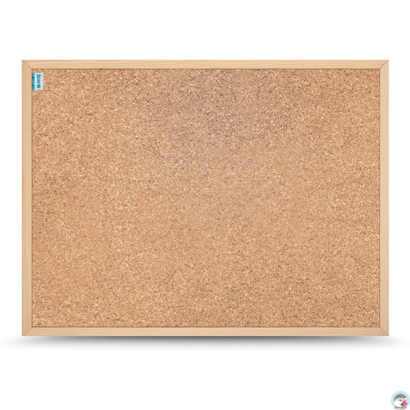 Tablica korkowa 120x90cm rama drewniana MEMOBE SMART MSTC120090