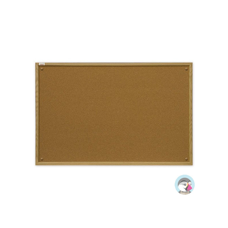 Tablica korkowa w ramie drewnianej 120x90cm OFFICE TC129/C zo 2X3