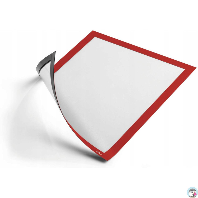 Ramka magnetyczna A4 (5szt) czerwona 486903 DURAFRAME DURABLE