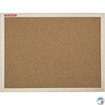 Tablica korkowa 40x30cm w ramie drewnienej MEMOBE MTC040030