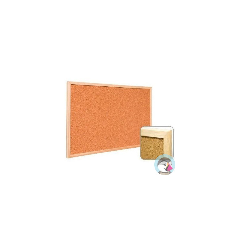 Tablica korkowa 50x40 rama drewniana WIELKOR