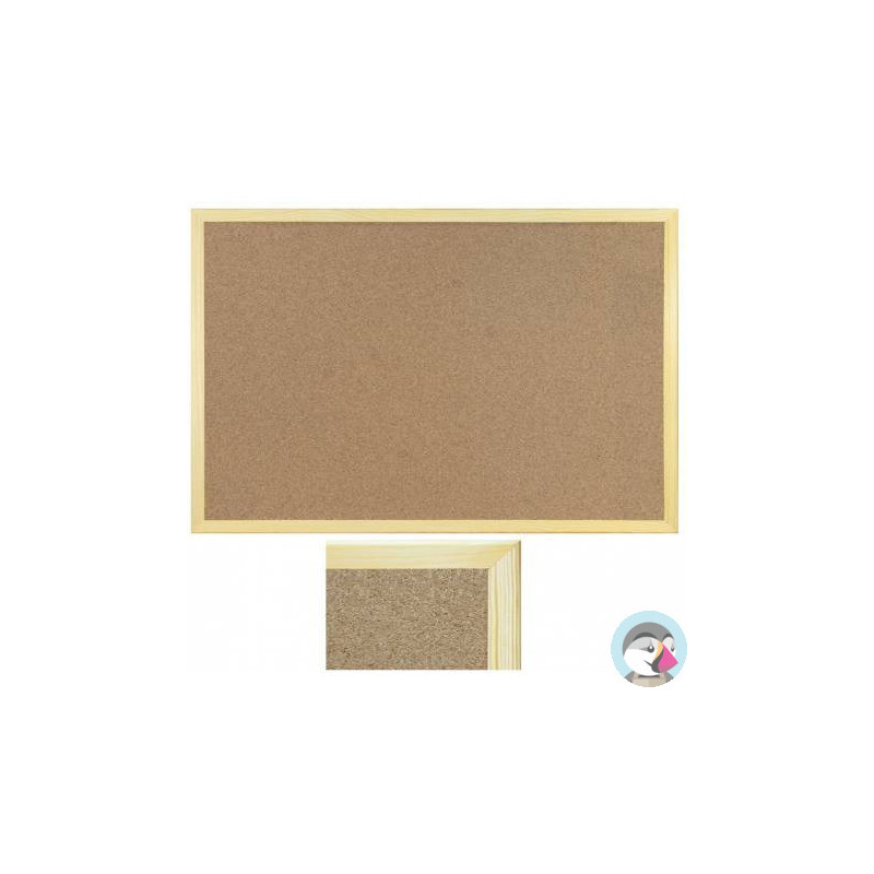 Tablica korkowa 80x60 r.drewniana WIELKOR