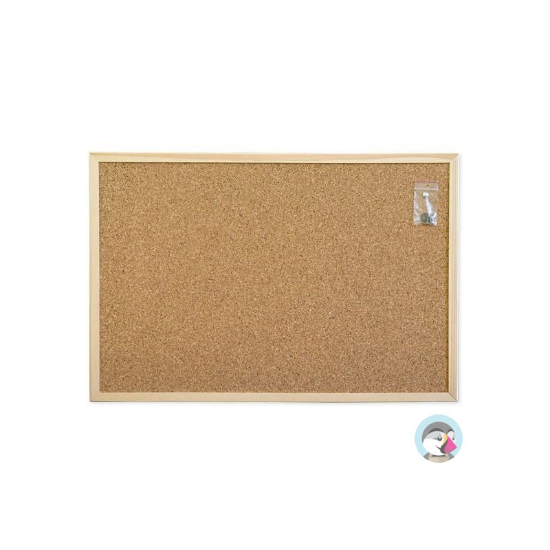 Tablica korkowa 90x60 r.drewniana WIELKOR
