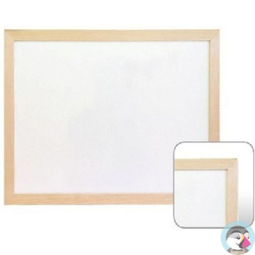 Tablica suchościeralna magnetyczna 30x40 biała r.drewniana WIELKOR