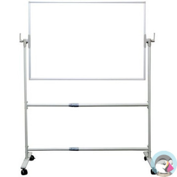 Tablica obrotowo-jezdna 180x120cm dwustronna suchościeralno-magnetyczna biała MTO180120 MEMOBE