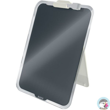 Szklana tabliczka na biurko Leitz Cosy szara 39470089