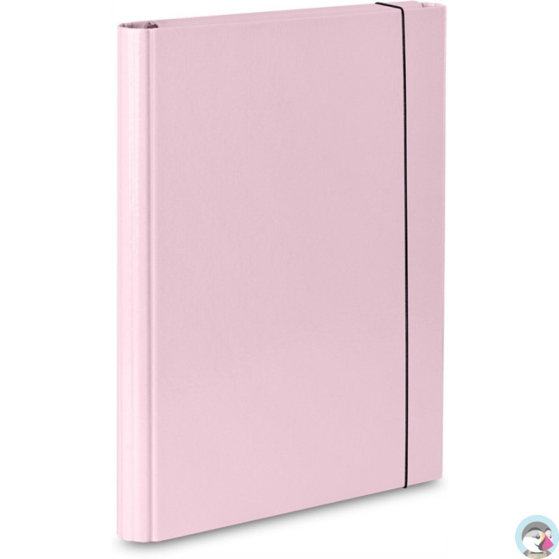 Teczka skrzydłowa z gumką 310/10 pastel różowy VAUPE