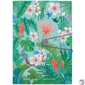 Teczka harmonijkowa na dokumenty A4 PP 12 przegródek LADYLIKE JUNGLE 50044016 HERLITZ
