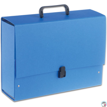 Teczka z rączką B4 Jumbo 10cm niebieska TT6038