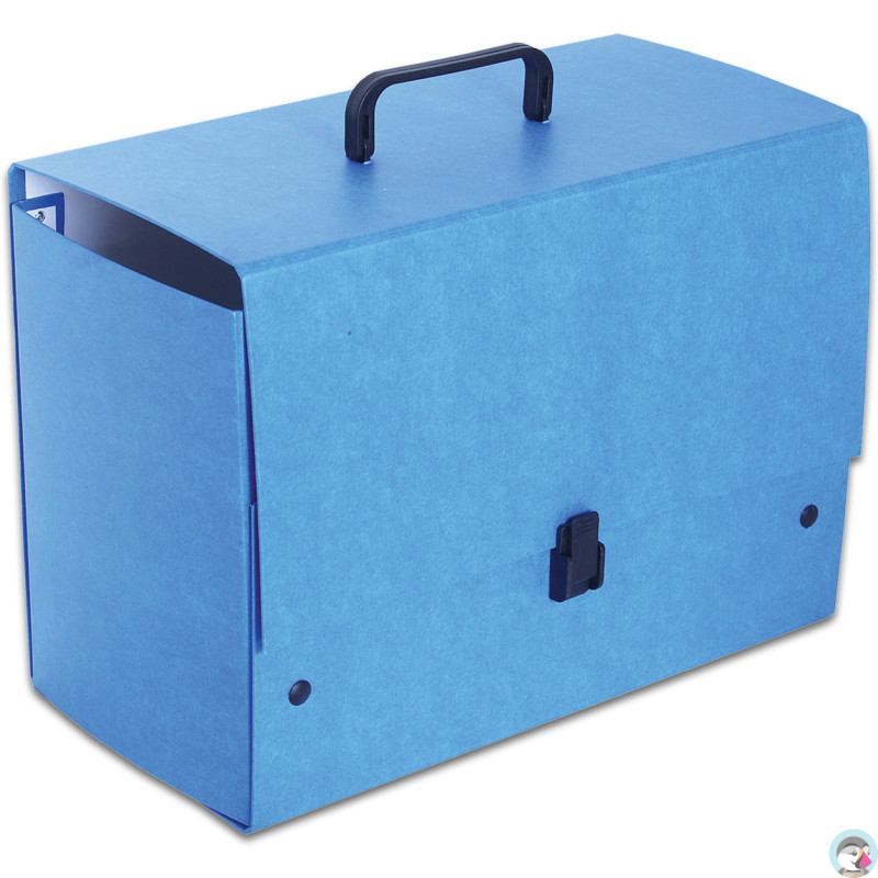 Teczka B4 Jumbo Plus 18cm niebieska TT6309
