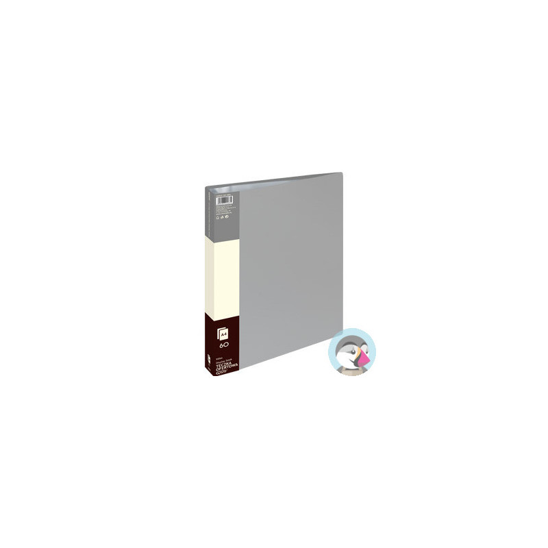Teczka ofertowa 9006A szara 60 koszulek 120-1826 GRAND