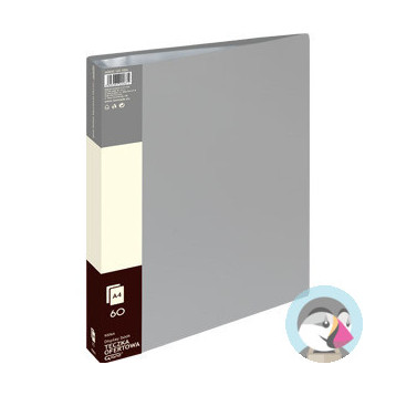 Teczka ofertowa 9006A szara 60 koszulek 120-1826 GRAND