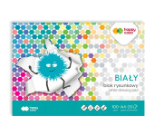 Blok rysunkowy A4 100g biały HA 3710 2 030-0 HAPPY COLOR