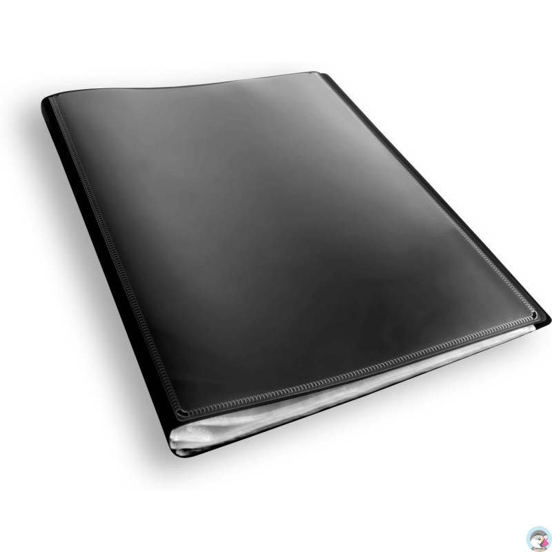 Teczka ofertowa A4 PP 20 koszulek CZARNA BT630-V20 TETIS