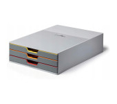 Pojemnik VARICOLOR z 3 kolorowymi szufladkami 7603-27 DURABLE
