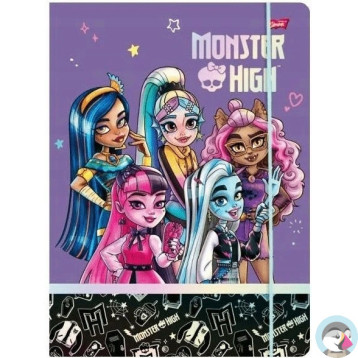 Teczka z gumką na dokumenty A4 MONSTER HIGH UNIPAP