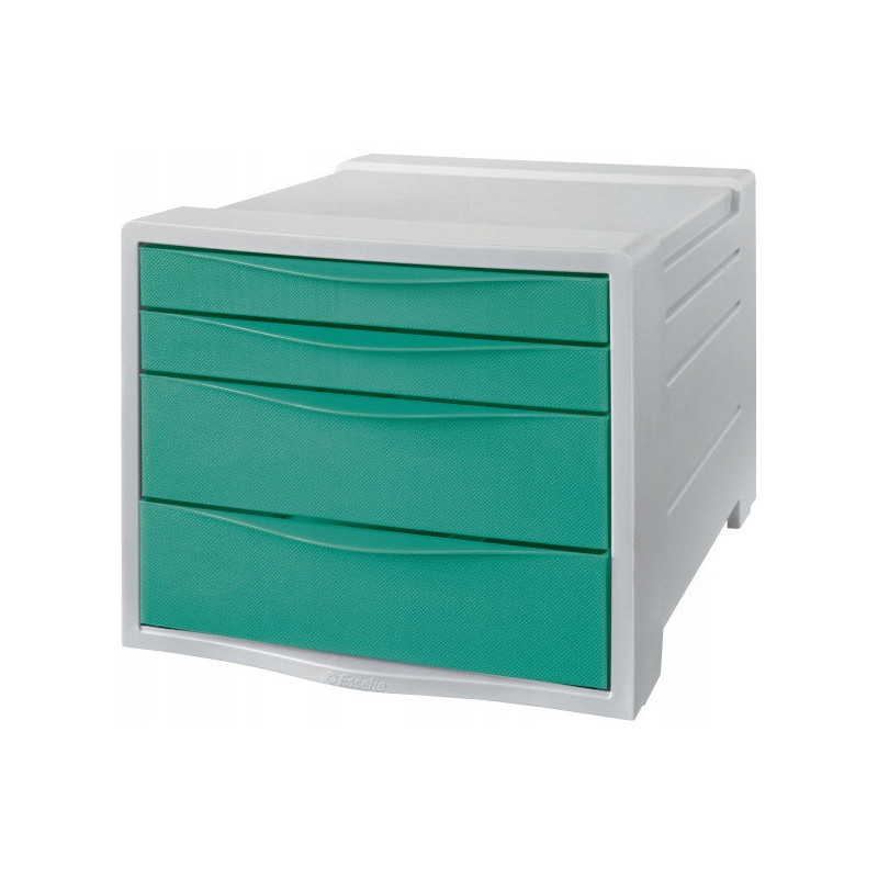 Pojemnik z szufladami ESSELTE COLOURICE zielony 626285