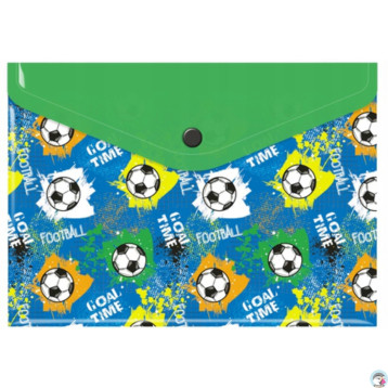 Teczka kopertowa A5 PP z nadrukiem FOOTBALL TKN-A5-34 BIURFOL