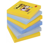 Bloczek samoprzylepny 76x76mm 90k mix kolorów (6szt) POST-IT Super Sticky New York 654-6SS-NY 70007042446 3M