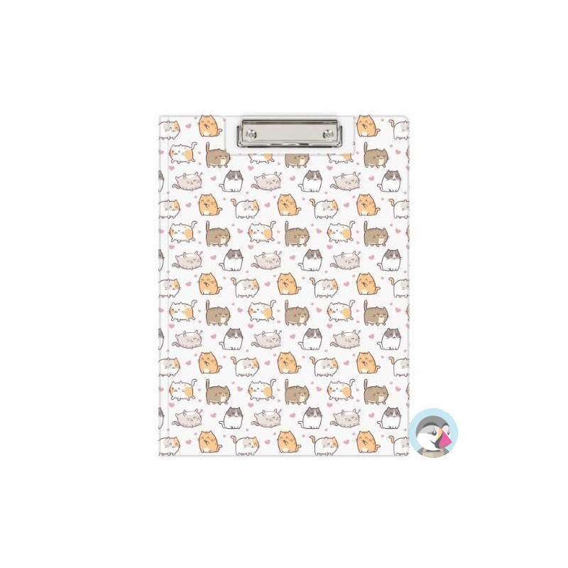Teczka z klipem A4 z nadrukiem KITTENS KHN-04-35 BIURFOL