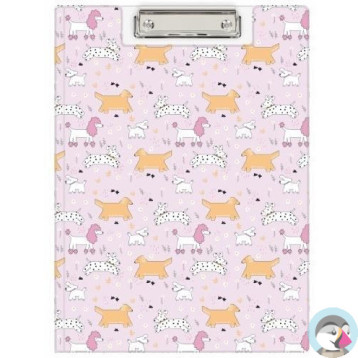 Teczka z klipem A4 z nadrukiem PUPPIES KHN-04-36 BIURFOL