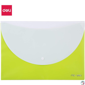 Teczka kopertowa na zatrzask A4 RIO zielona E38977 GREEN DELI