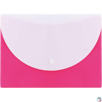 Teczka kopertowa na zatrzask A5 RIO różowa E38978 PINK DELI